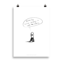Load image into Gallery viewer, Poster "lil guy keeps breathing"