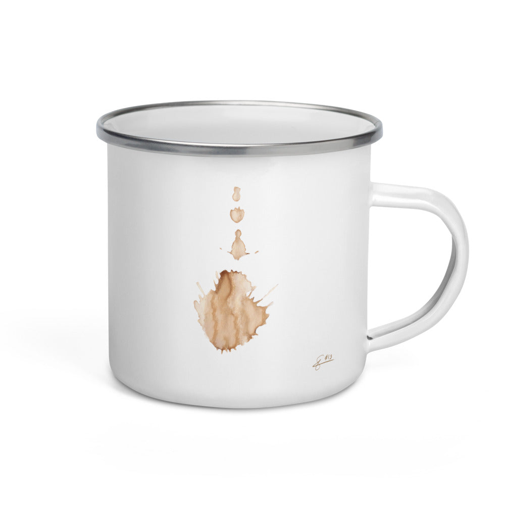 the coffeemonsters 19 - enamel mug