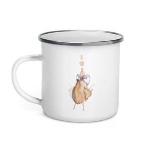 the coffeemonsters 19 - enamel mug