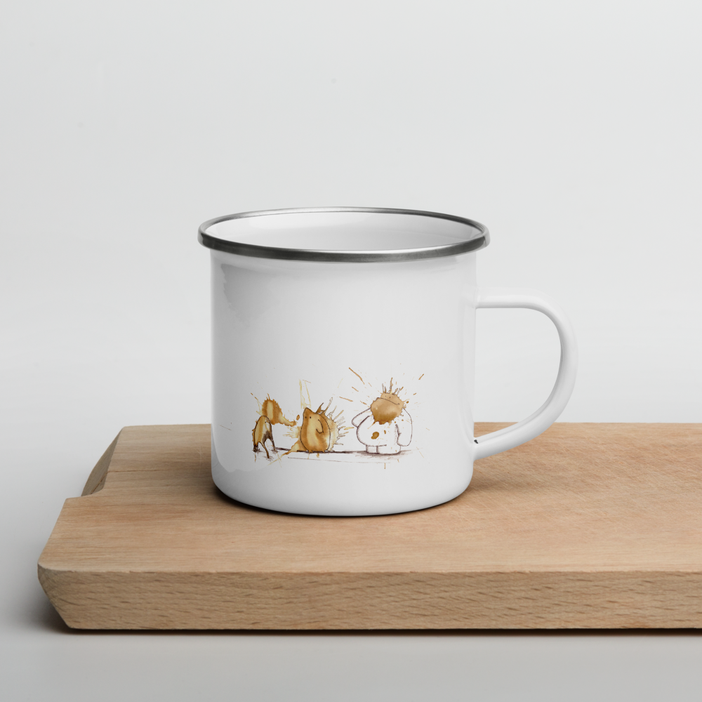 Enamel Monster Camping Mug