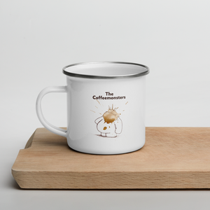 the coffeemonsters book - enamel mug